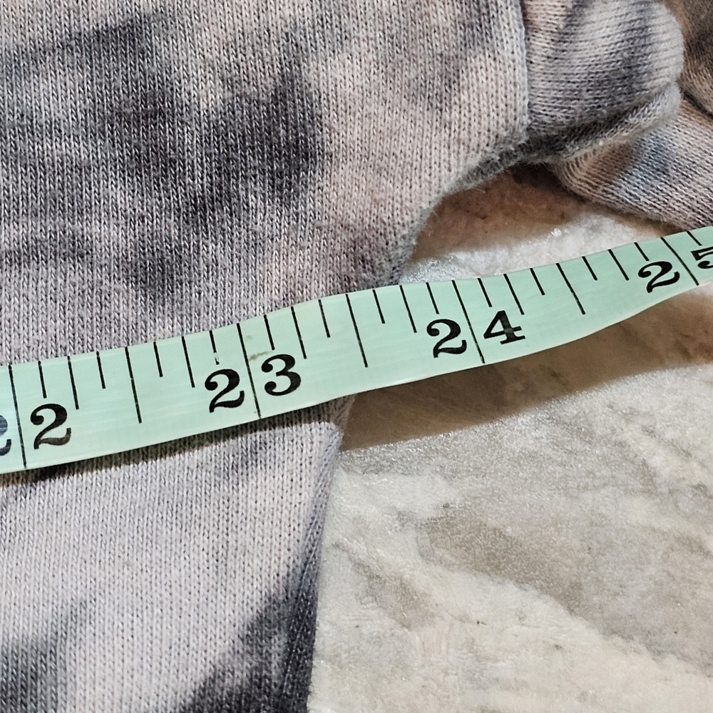 Simply Southern Collection Tie-Dye Pullover Sweatshirt Gray Black White Size XL - Picture 7 of 10